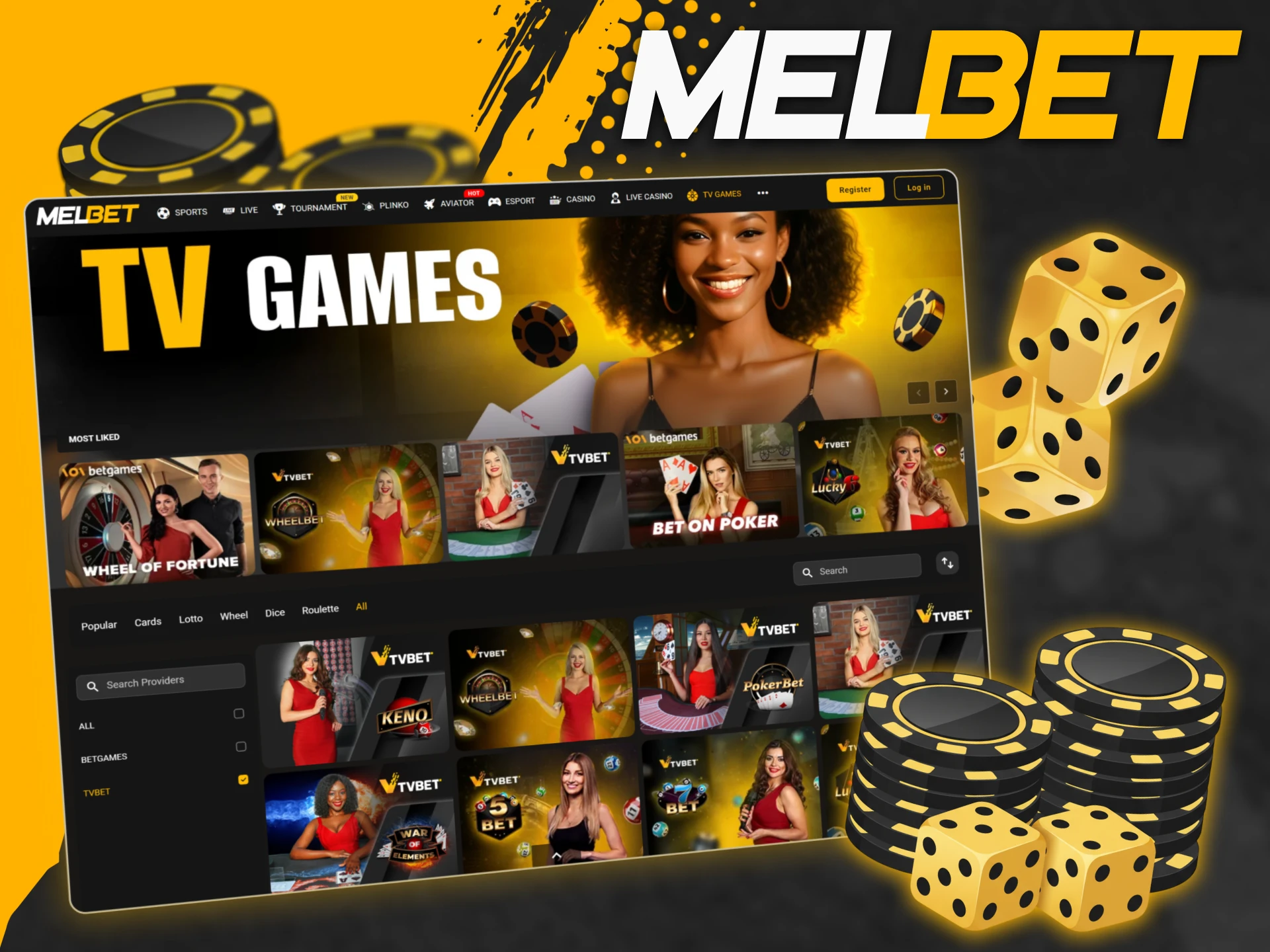 Official Melbet live TV shows combine fun formats with big winning potential.