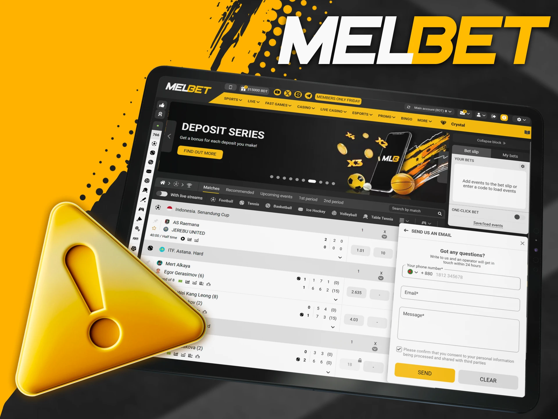 Step-by-step guide to fix Melbet login problems on the official site.