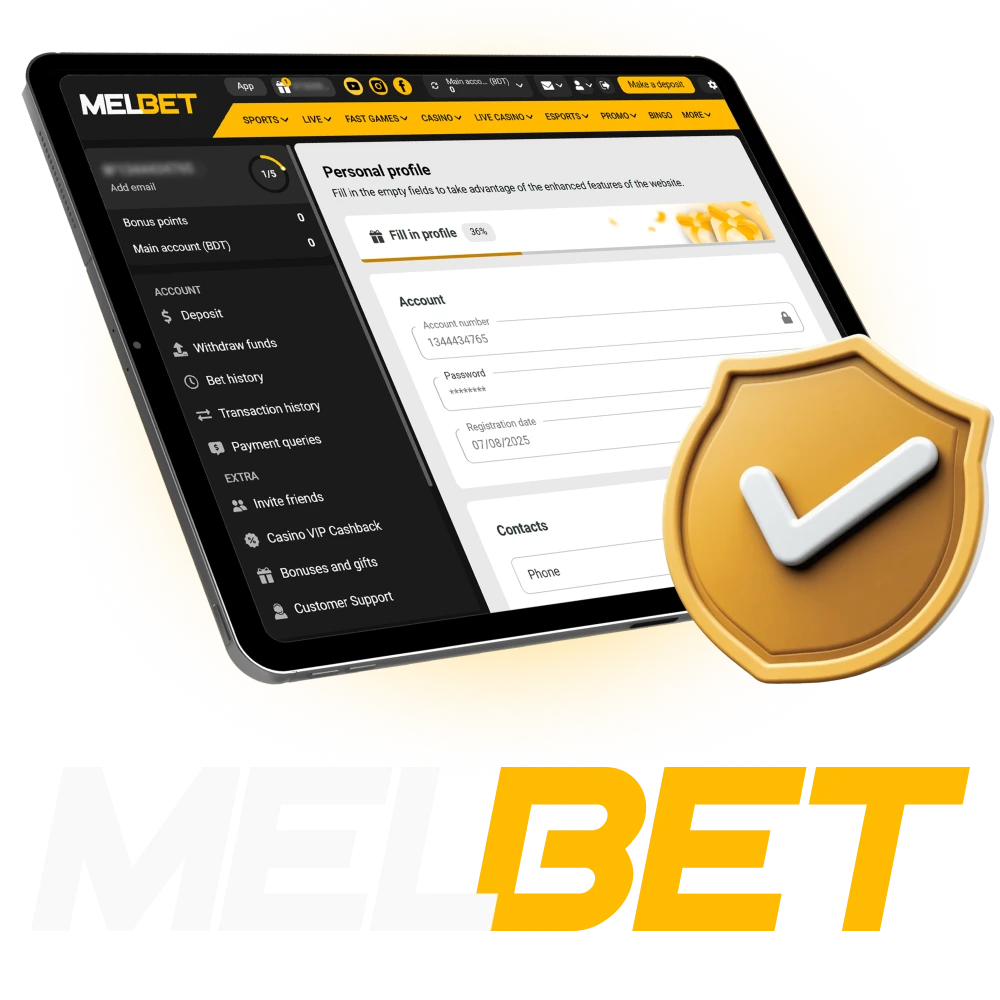 Complete Melbet account verification to secure your profile and unlock withdrawals in Bangladesh.